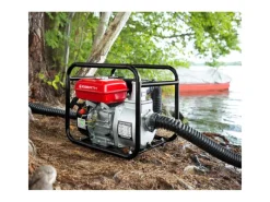 Eberth Wasserpumpe|Wasserpumpe 6,5PS mit 60.000l/h und 30m Förderhöhe, 3 Zoll Anschluss, 4-Takt-Motor