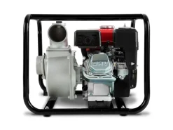 Eberth Wasserpumpe|Wasserpumpe 6,5PS mit 60.000l/h und 30m Förderhöhe, 3 Zoll Anschluss, 4-Takt-Motor