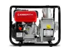 Eberth Wasserpumpe|Wasserpumpe 6,5PS mit 60.000l/h und 30m Förderhöhe, 3 Zoll Anschluss, 4-Takt-Motor