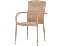 Gartenstühle|ebuy24 Anita Gartenstuhl Stapelbar Natur