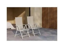 ebuy24 Break Gartenstuhl Positionsliege Beige* Clearance