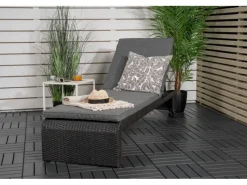 Sonnenliegen|ebuy24 London Sonnenliege Schwarz