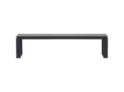 ebuy24 Martinus Gartenbank 180cm Schwarz*