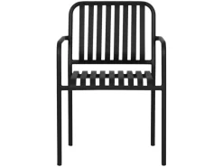 ebuy24 Stella Gartenstuhl Stapelbar Schwarz* Best