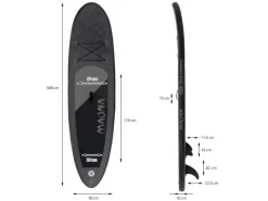 ECD Germany Wassersport|Aufblasbares Stand Up Paddle Board Maona 308x78x10 cm   PVC