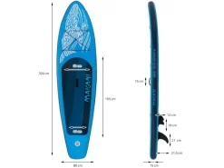 Aufblasbares Stand Up Paddle Board Makani 320 x 82 x 15 cm PVC*ECD Germany Clearance