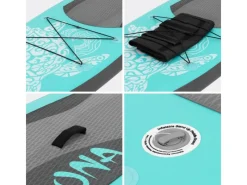 Aufblasbares Stand Up Paddle Board Maona 308 x 78 x 10 cm Türkis PVC*ECD Germany Online