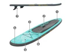 Aufblasbares Stand Up Paddle Board Maona 308 x 78 x 10 cm Türkis PVC*ECD Germany Online