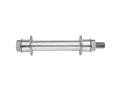 ECD Germany Streuwagen|4Er Set Schubkarrenrad PU Vollgummi mit Achse 4,80-4,00-8 390mm