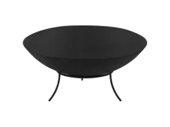 ECD Germany Gartenkamine|Feuerschalen|Feuerschale 55x24 cm aus Stahl mit 3 Füße Feuerstelle für den Garten