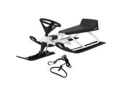 ECD Germany Outdoor-Spielzeug|Lenkschlitten in für Kinder ab 5 Jahre bis 90 kg 119x38x50 cm