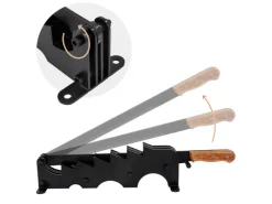 Manueller Holzspalter Gusseisen Schwarz Wandmontage mit Holzgriff*ECD Germany Online