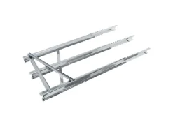 ECD Germany Gartenhandgeräte|Sägebock für Kettensäge 3-Fach Metall bis 150kg Klappbar Verstellbar