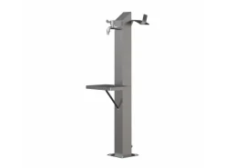 Outdoor Duschen|Eclipse Wasserzapfsäule Wassersäule für den Garten mit Außenwasserhahn Wasserhahn mit Ablage und Anschluss