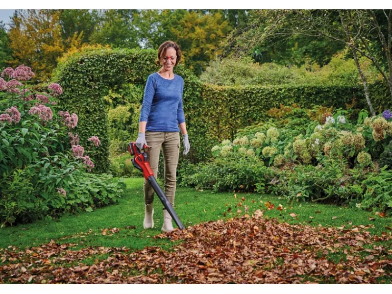 Einhell Laubbläser|Akku-Laubbläser GE-UB 18/250 Li E 1 x 4 Ah Rot-Schwarz