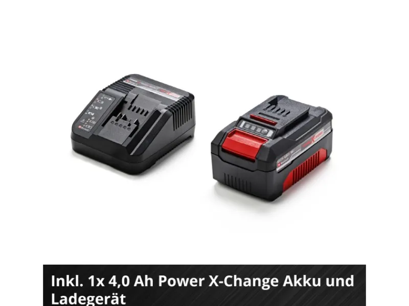 Einhell Laubbläser|Akku-Laubbläser GE-UB 18/250 Li E 1 x 4 Ah Rot-Schwarz