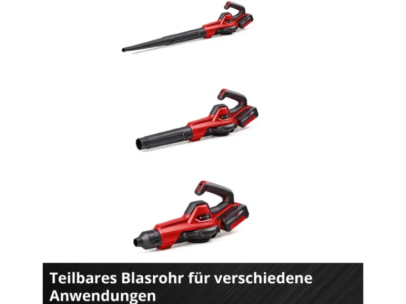 Einhell Laubbläser|Akku-Laubbläser GE-UB 18/250 Li E 1 x 4 Ah Rot-Schwarz