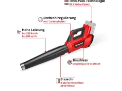 Einhell Laubbläser|Akku-Laubbläser Professional GP-LB 36/230 Li E BL-Solo