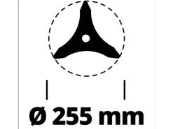 Dickichtmesser 255 für Sensen*Einhell Sale