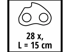 Einhell Kettensägen|Kettensäge-Ersatzkette 28T 15 cm