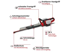 Power X-Change Akku-Heckenschere GE-CH 36/65 Li-Solo*Einhell Clearance