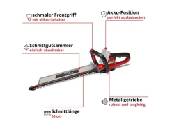 Einhell Heckenscheren|Power X-Change Akku-Heckenschere Arcurra 18/55