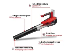 Einhell Laubbläser|Power X-Change Akku-Laubbläser GP-LB 18/200 Li GK-Solo