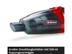 Einhell Campingzubehör|Power X-Change Akku-Handstaubsauger TE-VC 18 Li Solo inkl. Zubehör