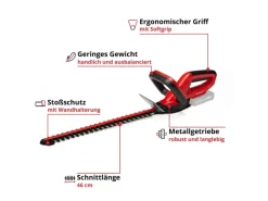 Einhell Gartenscheren|Heckenscheren|Power X-Change Akku-Heckenschere GC-CH 1846 Li Solo