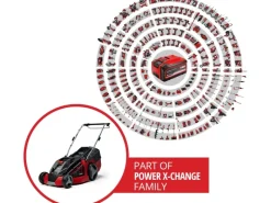 Einhell Rasenmäher|Power X-Change Akku-Rasenmäher GE-CM 43 Li 63 l Fangkorb inkl. 2 Akkus