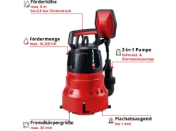 Schmutzwasserpumpe GC-DP 6935 LL*Einhell Hot