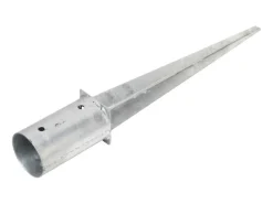 Einschlagbodenhülse für Rundhölzer Feuerverzinkt 81 mm x 150 mm x 600 mm* Best