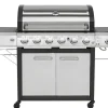 EL Fuego Gasgrills|Edelstahl-Gasgrill Long Beach ca. 161 x 121 x 59,5 cm