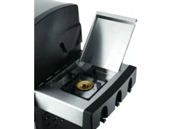 Gasgrill Bellevue 5 Brenner mit Seiten- und Infrarotbrenner Silber*EL Fuego Discount