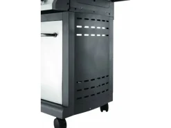 Gasgrill Bellevue 5 Brenner mit Seiten- und Infrarotbrenner Silber*EL Fuego Discount
