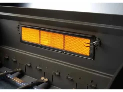 Gasgrill Bellevue 5 Brenner mit Seiten- und Infrarotbrenner Silber*EL Fuego Discount