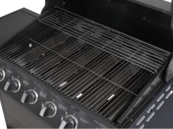 Gasgrill Columbus 6 Brenner mit Seitenbrenner Schwarz*EL Fuego Discount