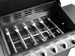 Gasgrill Columbus 6 Brenner mit Seitenbrenner Schwarz*EL Fuego Discount