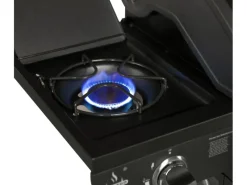 EL Fuego Gasgrills|Gasgrill Columbus 4 Brenner mit Seitenbrenner Schwarz