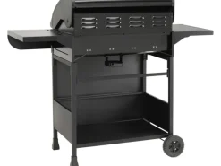EL Fuego Gasgrills|Gasgrill Columbus 4 Brenner mit Seitenbrenner Schwarz