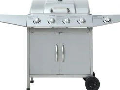 EL Fuego Gasgrills|Gasgrill Dayton 4 Brenner mit Seitenbrenner Silber
