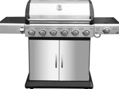 EL Fuego Gasgrills|Gasgrill Deluxe 6 Brenner Edelstahl