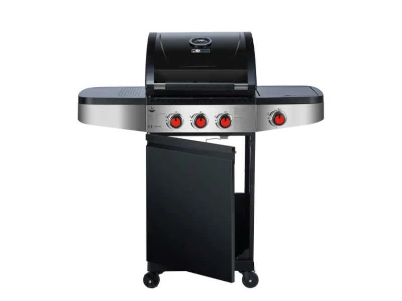 Gasgrill Houston 3+1 ca. 110 x 112 x 56,5 cm*EL Fuego Hot