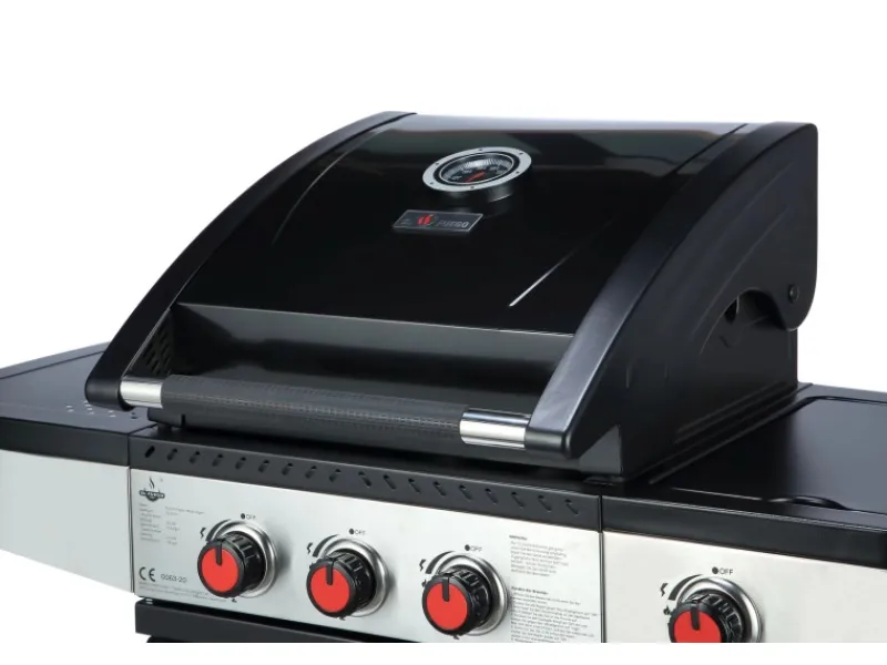 Gasgrill Houston 3+1 ca. 110 x 112 x 56,5 cm*EL Fuego Hot