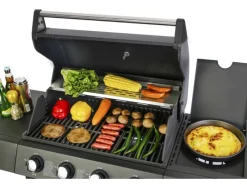 EL Fuego Gasgrills|Gasgrill San Angelo 4+1 Brenner ca. 119,5 x 110,5 x 53 cm