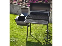 EL Fuego Smoker|Holzkohlegrills|Holzkohlegrill Smoker Dakota mit zwei Grillflächen