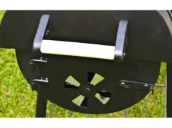 EL Fuego Smoker|Holzkohlegrills|Holzkohlegrill Smoker Dakota mit zwei Grillflächen