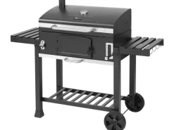 Holzkohlegrill Smoker Ontario XXL Schwarz*EL Fuego Best