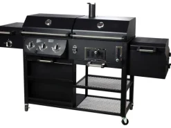 Kombigrill Arizona 3 Brenner und Seitenbrenner Schwarz*EL Fuego Best