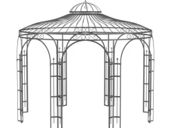Gartenlauben|Eleo Pavillon Metall Florenz Pulverbeschichtet